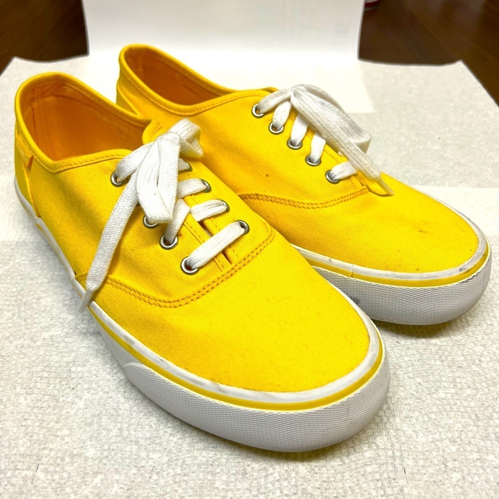 Lugz Flip Casual Sneaker Women’s Size 8.5M Yellow White WLEARC-701